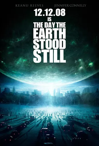Póster de Ultimátum a la Tierra con la fecha 12.12.08