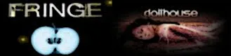 Cabecera con los logos de Fringe y Dollhouse