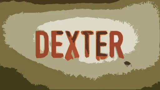 Logo de Dexter con efecto de dibujo