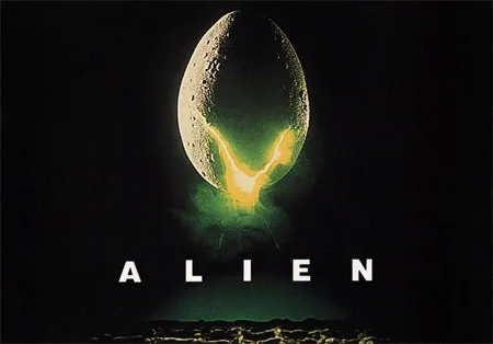 Póster de Alien con el huevo alienígena